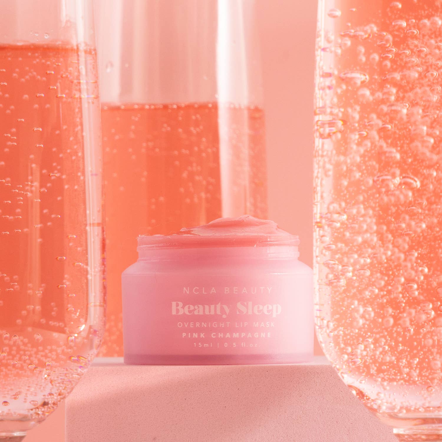 Beauty Sleep Overnight Lip Mask - Pink Champagne - elliparr