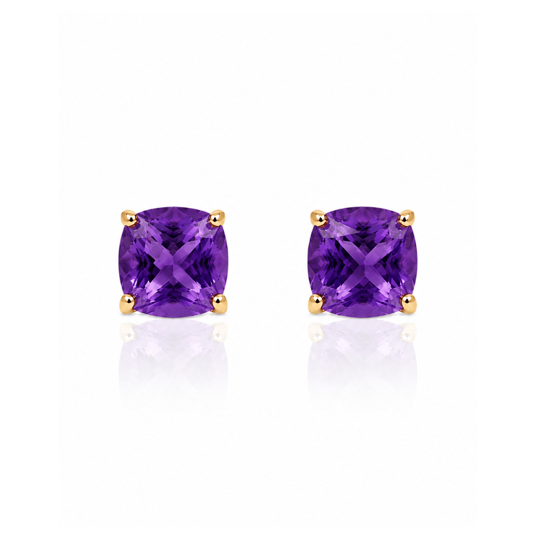 Emmy Studs | Amethyst - elliparr