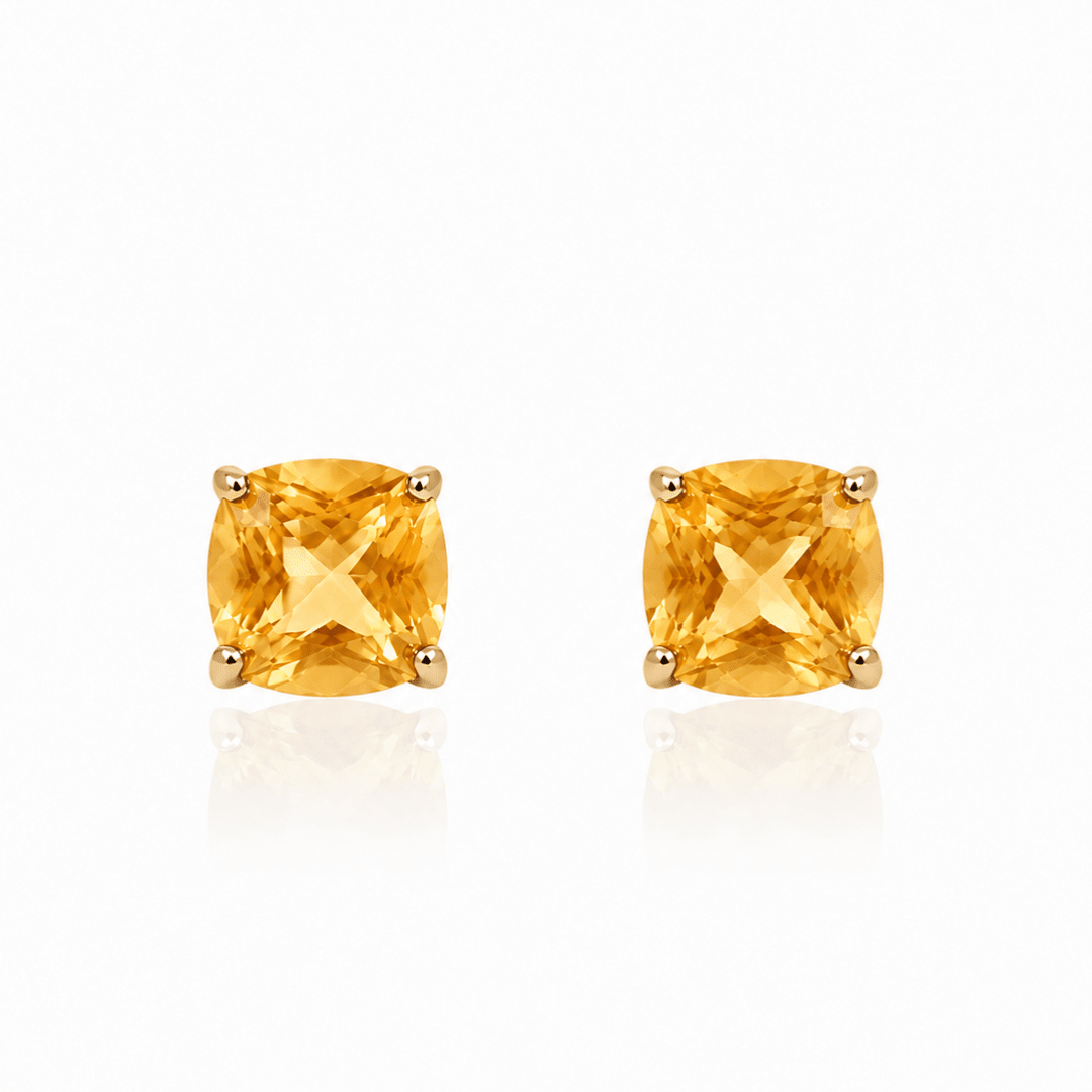 Emmy Studs | Citrine - elliparr