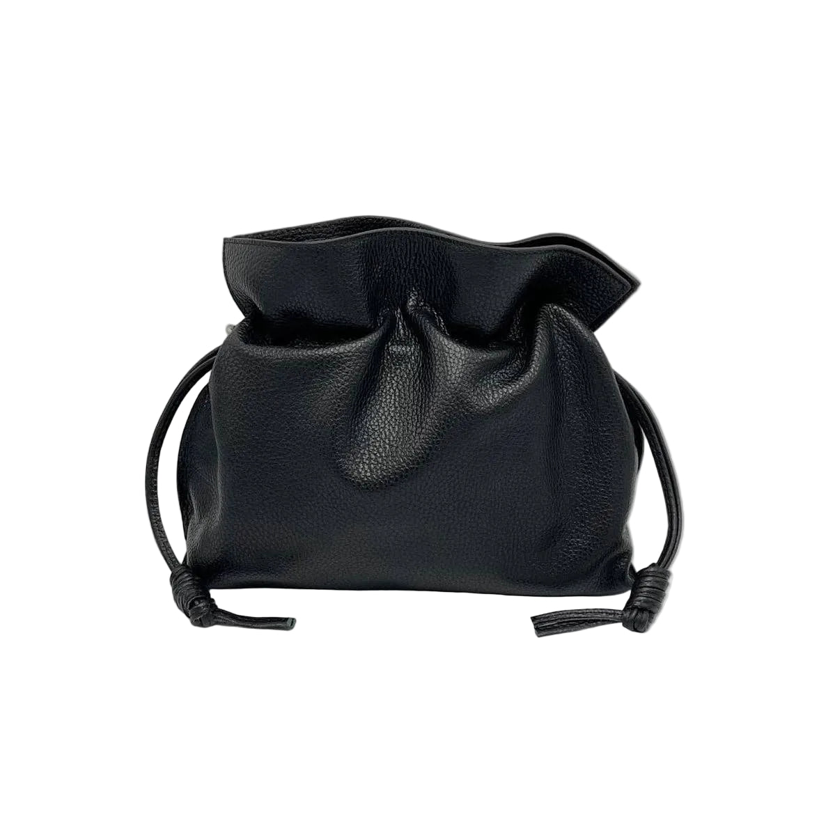 Genuine leather drawstring handbag - elliparr