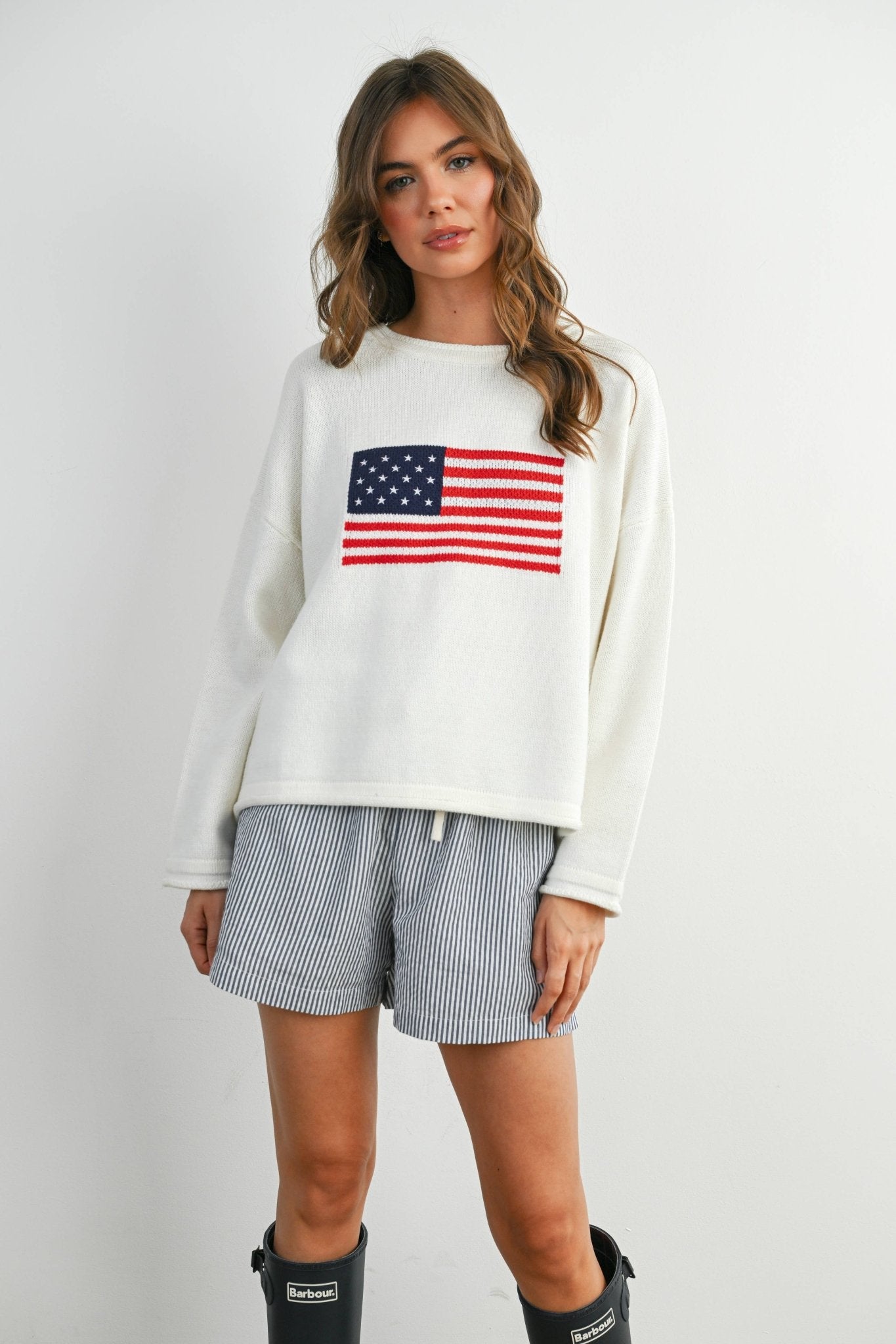 Graphic Knit Light Sweater - elliparr