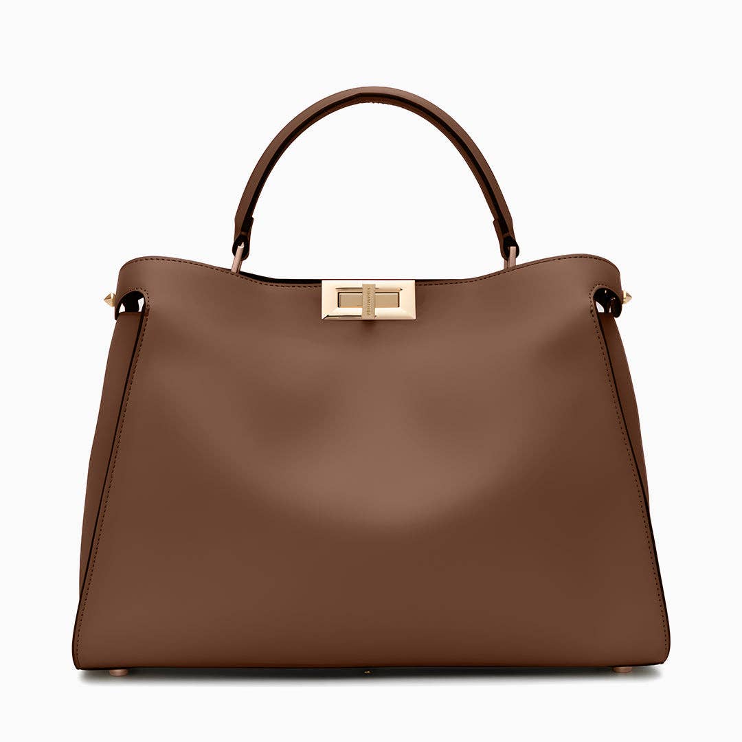 Cleo Structured Tote Bag - elliparr