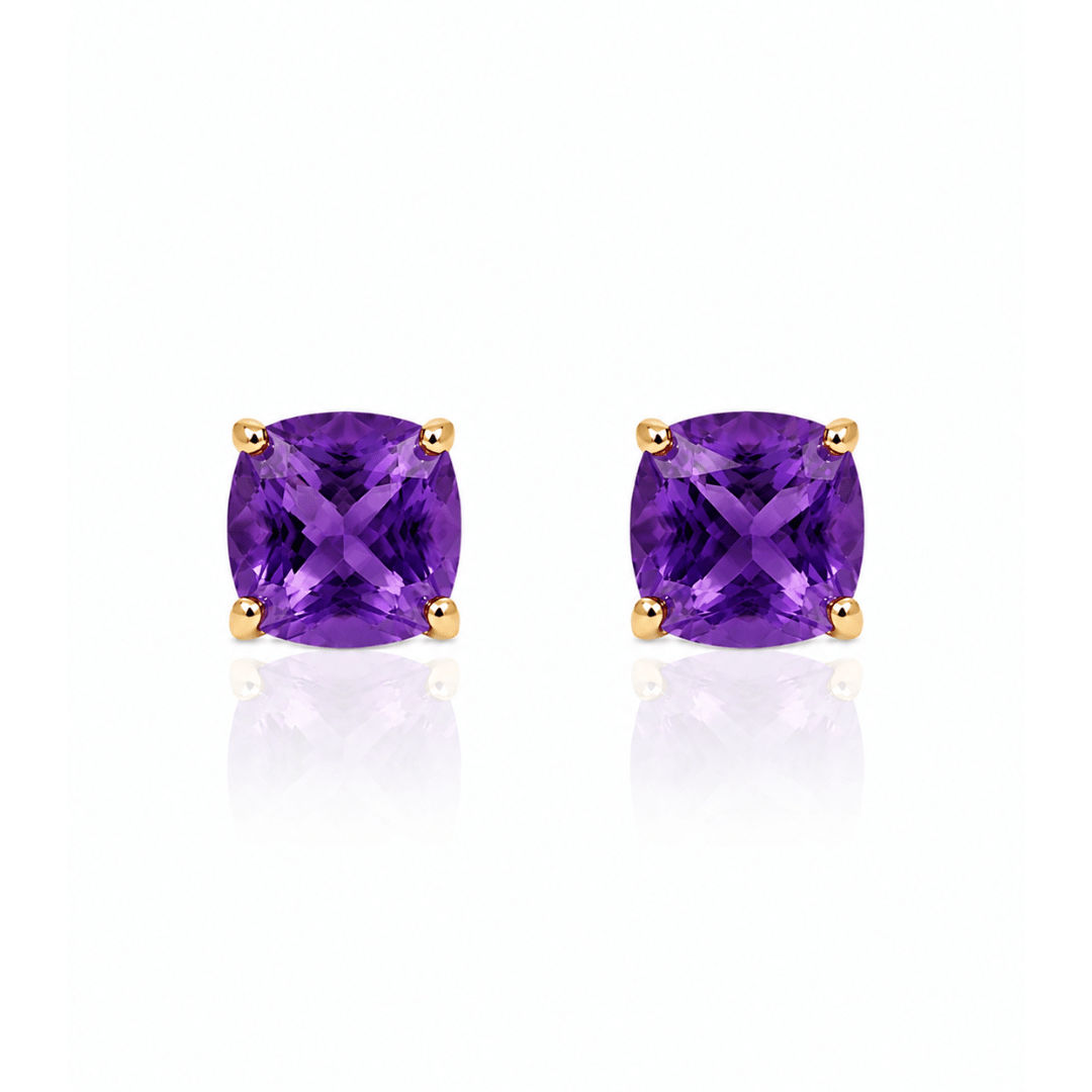 Emmy Studs | Amethyst - elliparr