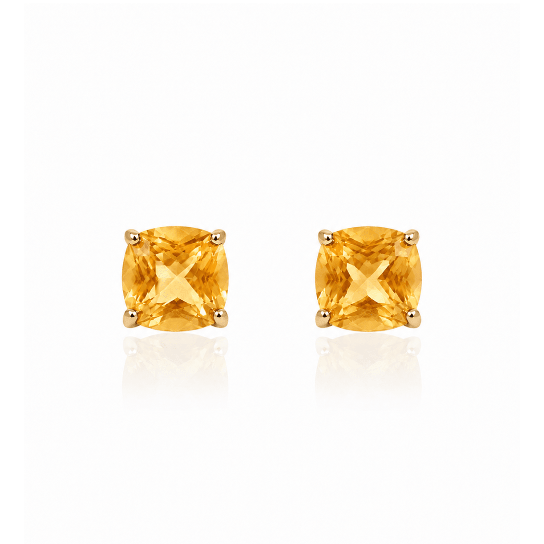 Emmy Studs | Citrine - elliparr