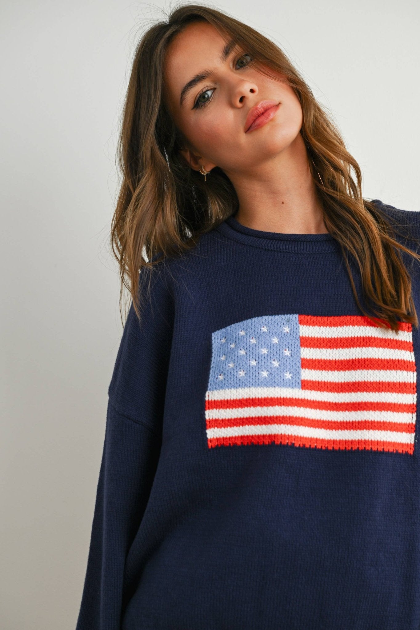 Graphic Knit Light Sweater - elliparr