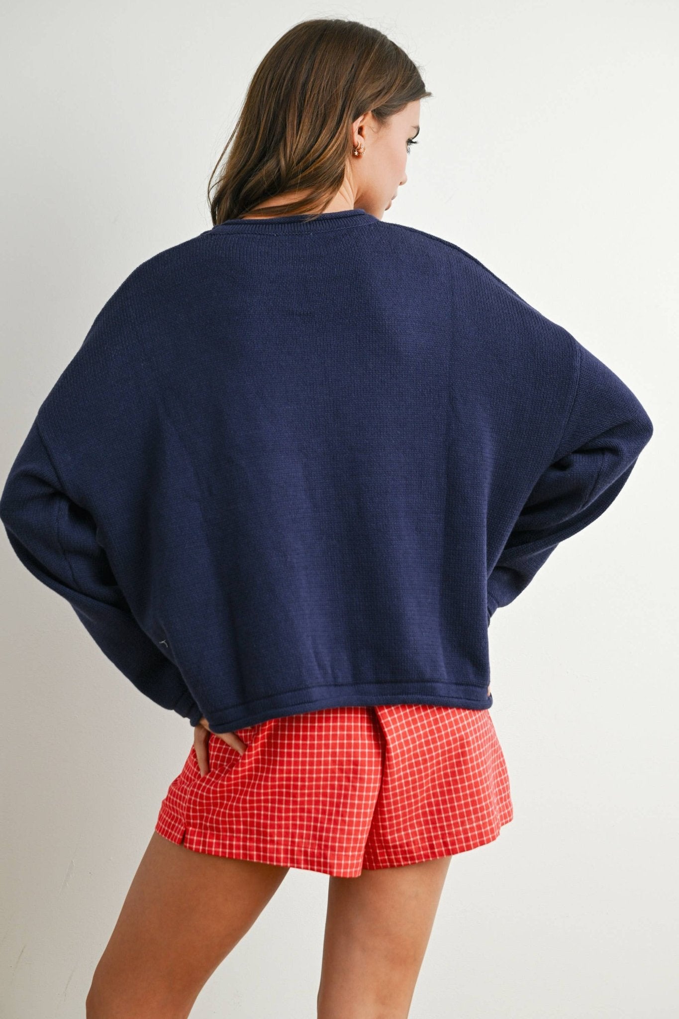 Graphic Knit Light Sweater - elliparr