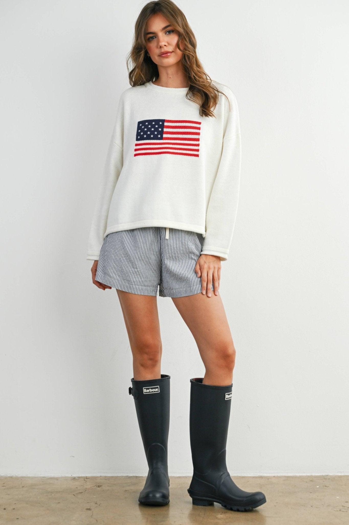 Graphic Knit Light Sweater - elliparr