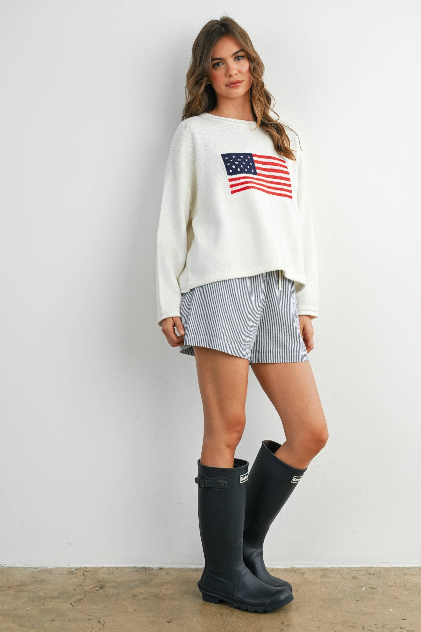 Graphic Knit Light Sweater - elliparr