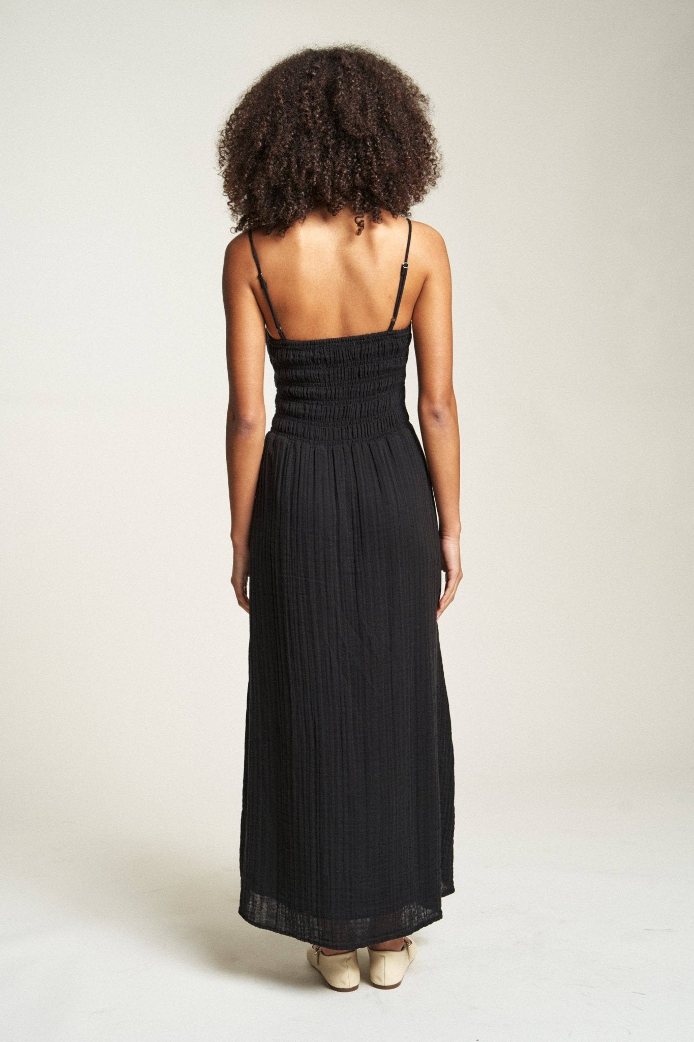 Maybrook Summer Maxi Dress, Black - elliparr