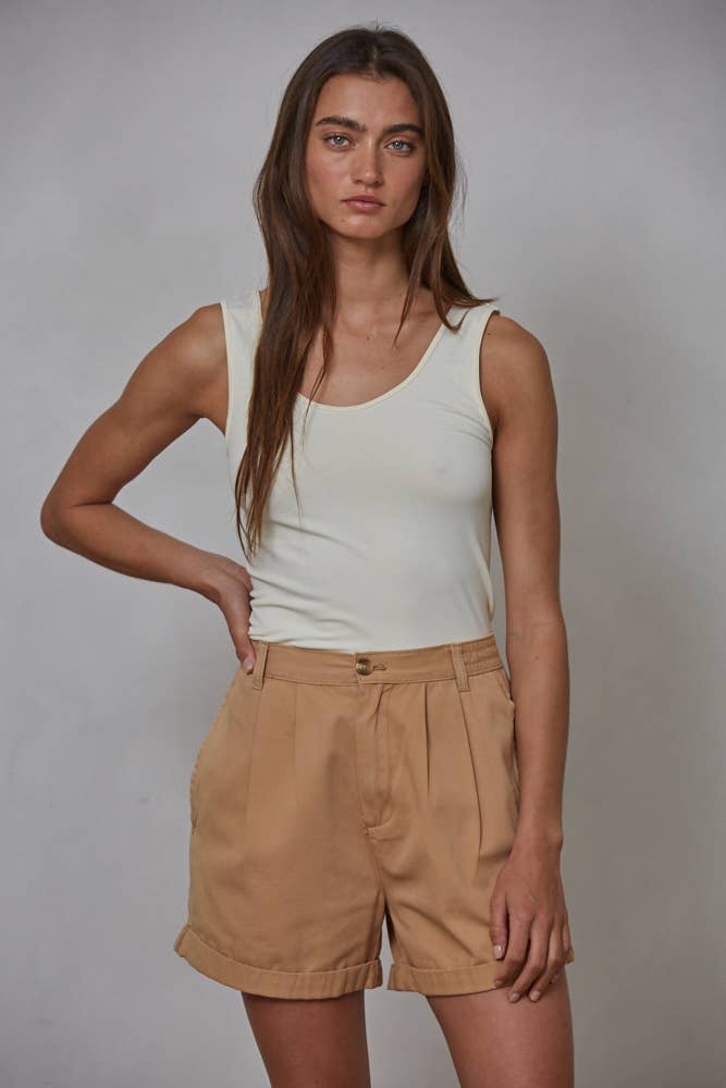 Seamless Reverse U - V Neck Tank - elliparr